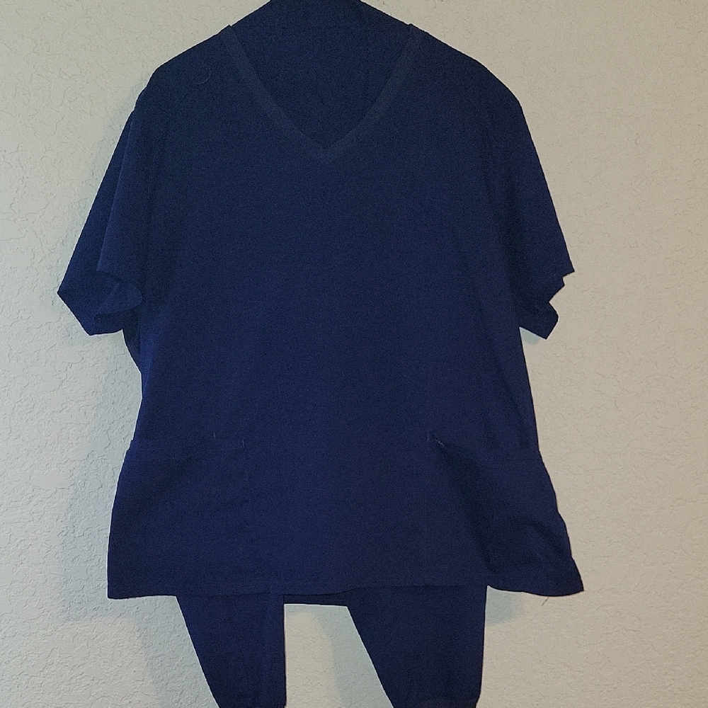 Landau Women's Navy Scrub Set